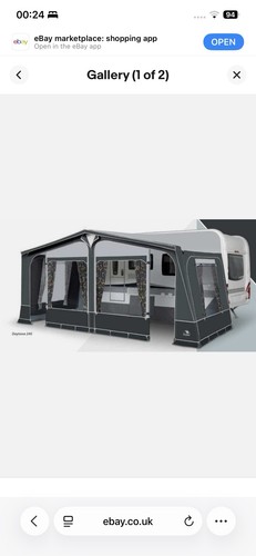Dorema pole caravan awning - dorema,